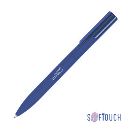 Ручка шариковая "Orion", покрытие soft touch темно-син