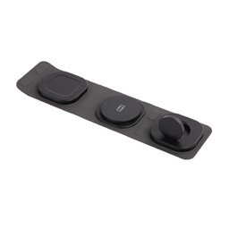 Складная беспроводная (15W) зарядная станция "Magic Case" с MagSafe для смартфона, часов и наушников черн