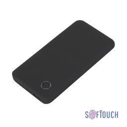 Беспроводное зарядное устройство "Fast SOFTTOUCH", 6000 mAh черн