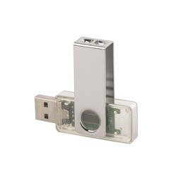 Флеш-карта TWISTA Transparent MS, 16Гб прозрачн