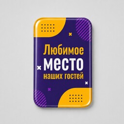 Смоляной стикер вертикальный на дверь M, 9,3х13,7 см