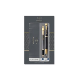 Набор «Parker IM Core Black GT»: ручка шариковая, ручка перьевая