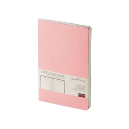 Ежедневник А5 недатированный «Megapolis Velvet Flex», розовый powder