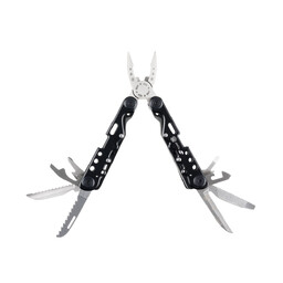 Мультитул Stinger, 105x40 мм, 13 функций, сталь, чёрно-серебристый, в комплекте нейлоновый чехол