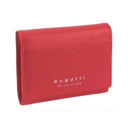 Кошелёк женский BUGATTI ЛИНДА | LINDA, красный, натуральная воловья кожа, 12х3х9,5 см