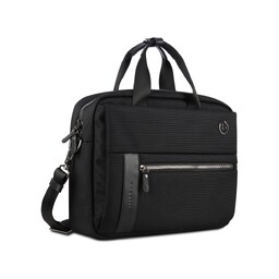 Портфель мужской BUGATTI НЕРО | NERO 15'', чёрный, нейлон 1680D/кожа, 42х10х30 см