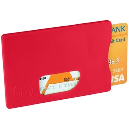 Защитный RFID чехол для кредитной карты "Arnox", красный