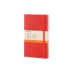 Записная книжка Moleskine Classic (в линейку) в твердой обложке, Large (13х21см), красный