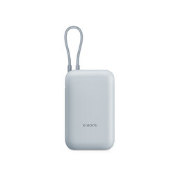 Внешний аккумулятор со встроенным кабелем Mi Power Bank 10000mAh (Integrated Cable) Ice Blue GL