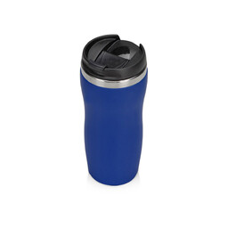 Термокружка "Double wall mug C1", soft touch, 350 мл, синий