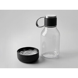Бутылка для воды 2-в-1 «Dog Bowl Bottle» со съемной миской для питомцев, 1500 мл, черный