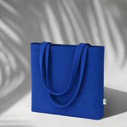 Сумка «Твил» из хлопка, 210 г/м2, синий