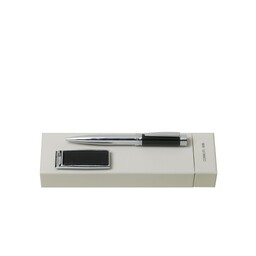 Подарочный набор: USB-флешка на 16 Гб, ручка шариковая. Cerruti 1881