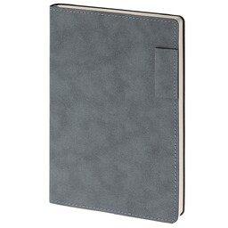 Ежедневник недатированный 15х21 см Lable (Nubuck тёмно-серый)