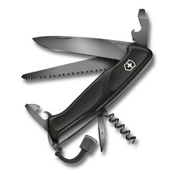 Нож Victorinox RangerGrip 55, 130 мм, 12 функций, черный