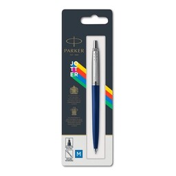 Parker Jotter Color - Navy Blue, шариковая ручка, M, блистер