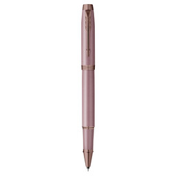 Parker IM Mauve Bronze Trim ручка роллер черная, 0,5мм, подарочная упаковка