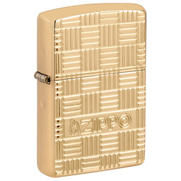 Зажигалка ZIPPO Armor с покрытием Глянцевая латунь | High Polish Brass, латунь/сталь, золотистая, 38