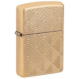 Зажигалка Zippo Armor® с покрытием High Polish Brass, латунь/сталь, золотистая, 38x13x57 мм