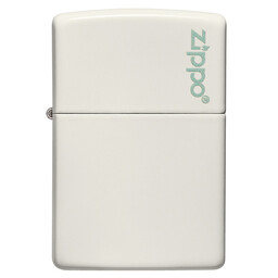 Зажигалка Zippo Classic с покрытием Glow In The Dark, латунь/сталь, белая, матовая, 38x13x57 мм