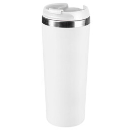 Термокружка KOMO PUDRA 420мл. Белая с белой крышкой 6062.07