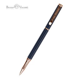 РУЧКА "VENEZIA CLASSICO" ШАРИКОВАЯ, СИНИЙ МЕТАЛЛИЧЕСКИЙ КОРПУС 1,0 ММ, СИНЯЯ синий/розовое золото
