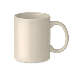 Coloured ceramic mug 300ml бежев