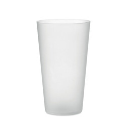 Reusable event cup 500ml прозрачно-бел