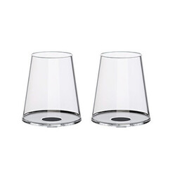 Хрустальный бокал для красного вина на магните Trebonn SplitGlass, 2 шт, 450 мл черн