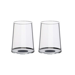 Хрустальный бокал для белого вина на магните Trebonn SplitGlass, 2 шт, 280 мл черн