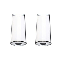 Хрустальный бокал для игристого вина на магните Trebonn SplitGlass, 2 шт, 320 мл черн