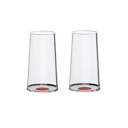 Хрустальный бокал для игристого вина на магните Trebonn SplitGlass, 2 шт, 320 мл красн