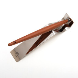 Шариковая ручка Pininfarina Piuma LEONARDO PEAR WOOD бордов серебрян