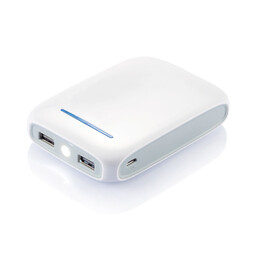 Зарядное устройство, 10000 mAh бел син