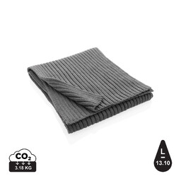 Вязаный шарф Impact из Polylana® AWARE™, 180x25 см сер