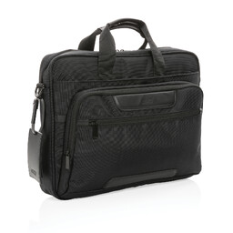 Сумка для ноутбука Swiss Peak Voyager из RPET AWARE™, 15,6" черн