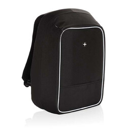 Антикражный рюкзак для ноутбука Swiss Peak из rPET AWARE™, 15,6’’ черн