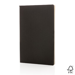 Блокнот FSC® в мягком переплете, A5 черн