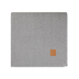 Плед VINGA Moulton из rPET GRS, 320 г/м², 130х170 см сер