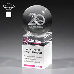 Награда из стекла