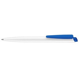 2959 Шариковая ручка сп Dart Basic Polished белый/голубой 2935