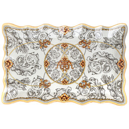 БЛЮДО ДЛЯ СЕРВИРОВКИ   КОЛЛЕКЦИЯ "MONOGRAM" 25*16*2 СМ МАЛ. УП. = 6 ШТ. (МИН.ПАРТИЯ)