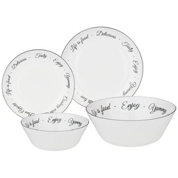 НАБОР СТОЛОВЫЙ AGNESS BON APPETIT 19ПР: 24СМ/21,5СМ/15СМ/19СМ