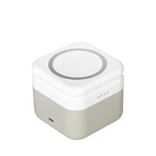 Беспроводная зарядная станция 3в1 15W Куб (Cube Wireless Magnetic) БЕЛ