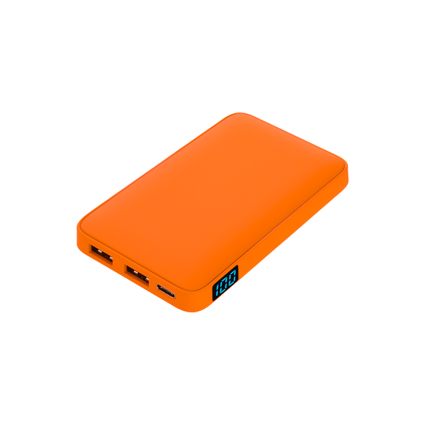 Внешний аккумулятор с подсветкой Анкор (Ancor) 5000 mAh, оранжевый ОРАНЖЕВ