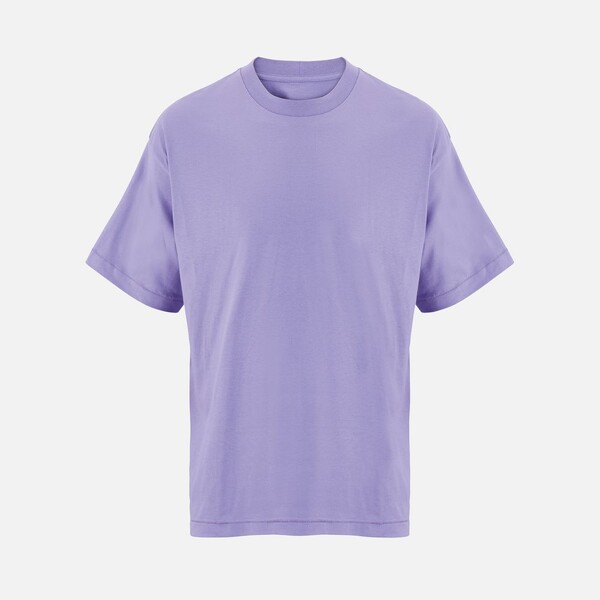 Футболка оверсайз унисекс Legacy, светло-фиолетовая, размер S