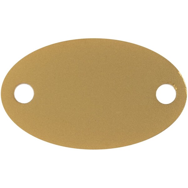 Шильдик металлический Alfa Oval, золотистый