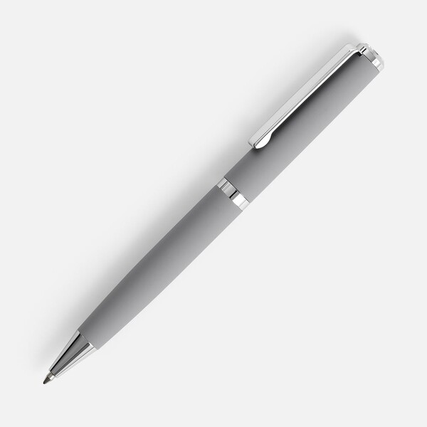 Ручка шариковая Inkish Chrome в футляре, серая