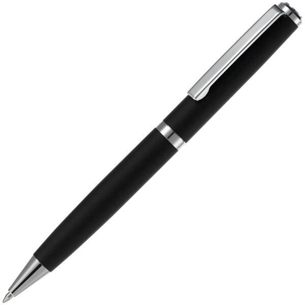 Ручка шариковая Inkish Chrome в футляре, черная