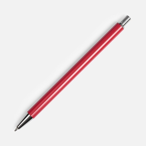 Ручка шариковая Slim Beam, красная